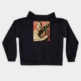 Lee Morgan // Retro Poster Jazz Kids Hoodie